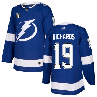 Men's Brad Richards Tampa Bay Lightning Adidas Home 2022 Stanley Cup Final Jersey - Authentic Blue