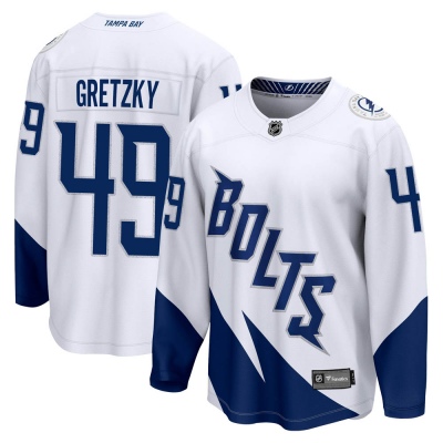 Men's Brent Gretzky Tampa Bay Lightning Fanatics Branded 2022 Stadium Series Jersey - Breakaway White