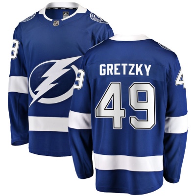 Men's Brent Gretzky Tampa Bay Lightning Fanatics Branded Home Jersey - Breakaway Blue