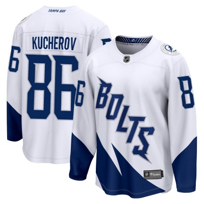 Men's Nikita Kucherov Tampa Bay Lightning Fanatics Branded 2022 Stadium Series Jersey - Breakaway White