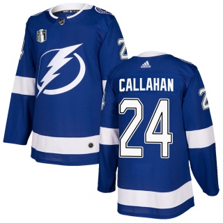 Men's Ryan Callahan Tampa Bay Lightning Adidas Home 2022 Stanley Cup Final Jersey - Authentic Blue