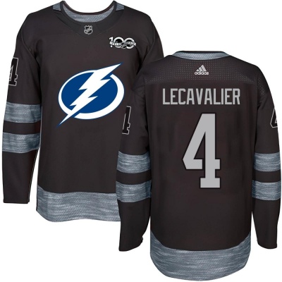 Men's Vincent Lecavalier Tampa Bay Lightning 1917- 100th Anniversary Jersey - Authentic Black
