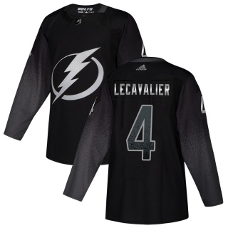 Men's Vincent Lecavalier Tampa Bay Lightning Adidas Alternate Jersey - Authentic Black