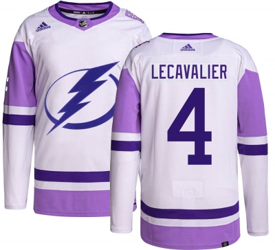 Men's Vincent Lecavalier Tampa Bay Lightning Adidas Hockey Fights Cancer Jersey - Authentic