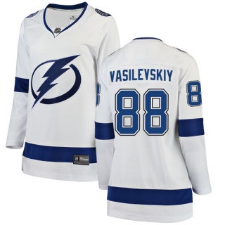 Women's Andrei Vasilevskiy Tampa Bay Lightning Fanatics Branded Away Jersey - Breakaway White