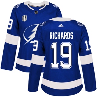Women's Brad Richards Tampa Bay Lightning Adidas Home 2022 Stanley Cup Final Jersey - Authentic Blue