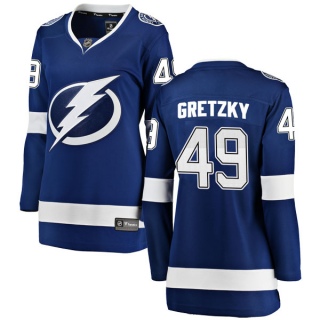 Women's Brent Gretzky Tampa Bay Lightning Fanatics Branded Home Jersey - Breakaway Blue