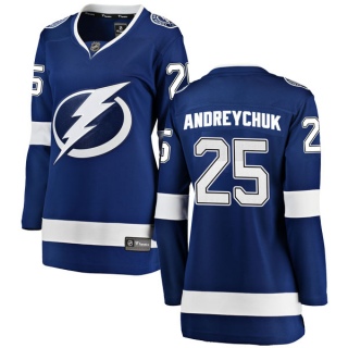 Women's Dave Andreychuk Tampa Bay Lightning Fanatics Branded Home Jersey - Breakaway Blue