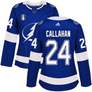 Women's Ryan Callahan Tampa Bay Lightning Adidas Home 2022 Stanley Cup Final Jersey - Authentic Blue