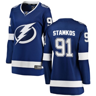 Women's Steven Stamkos Tampa Bay Lightning Fanatics Branded Home Jersey - Breakaway Blue