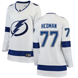 Women's Victor Hedman Tampa Bay Lightning Fanatics Branded Away Jersey - Breakaway White