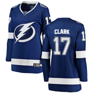 Women's Wendel Clark Tampa Bay Lightning Fanatics Branded Home Jersey - Breakaway Blue