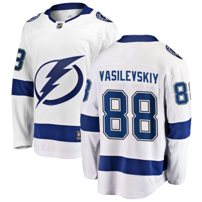 Youth Andrei Vasilevskiy Tampa Bay Lightning Fanatics Branded Away Jersey - Breakaway White