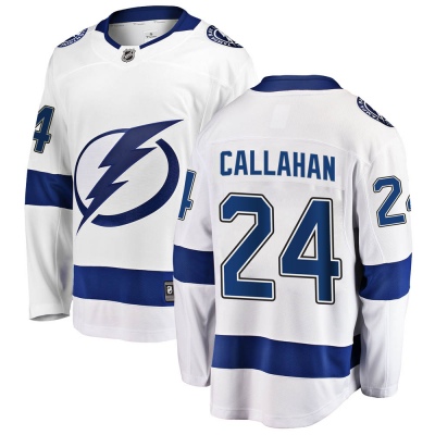 Youth Ryan Callahan Tampa Bay Lightning Fanatics Branded Away Jersey - Breakaway White