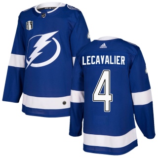 Youth Vincent Lecavalier Tampa Bay Lightning Adidas Home 2022 Stanley Cup Final Jersey - Authentic Blue